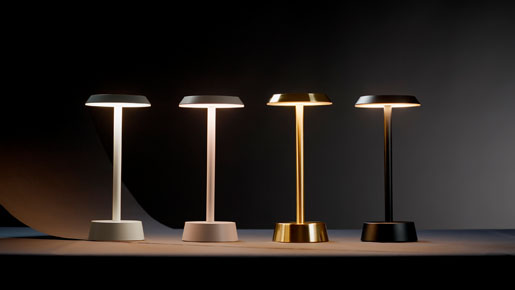 Duni Led Lampe Nour, silbee Nour, 26 cm x Ø 11,8 cm, silber