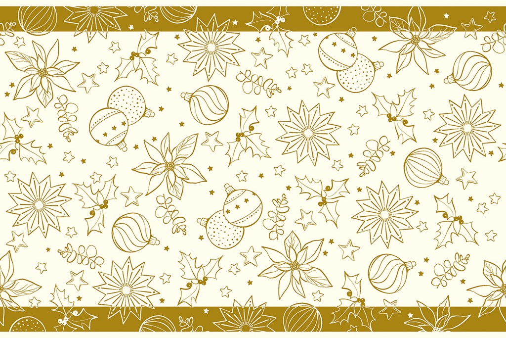 Linclass Tischläufer  Milan pebble stone 40 cm x 24 m