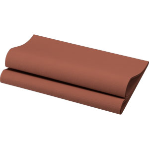 Bio Dunisoft Servietten chestnut 40 x 40 cm,  1/4 Falz