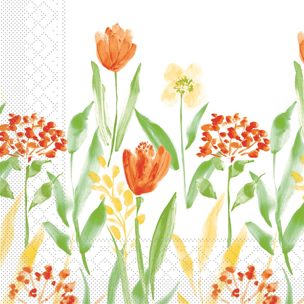 Tissue 3-lagig  Serviette  Selma 40 x 40 cm 1/4 Falz