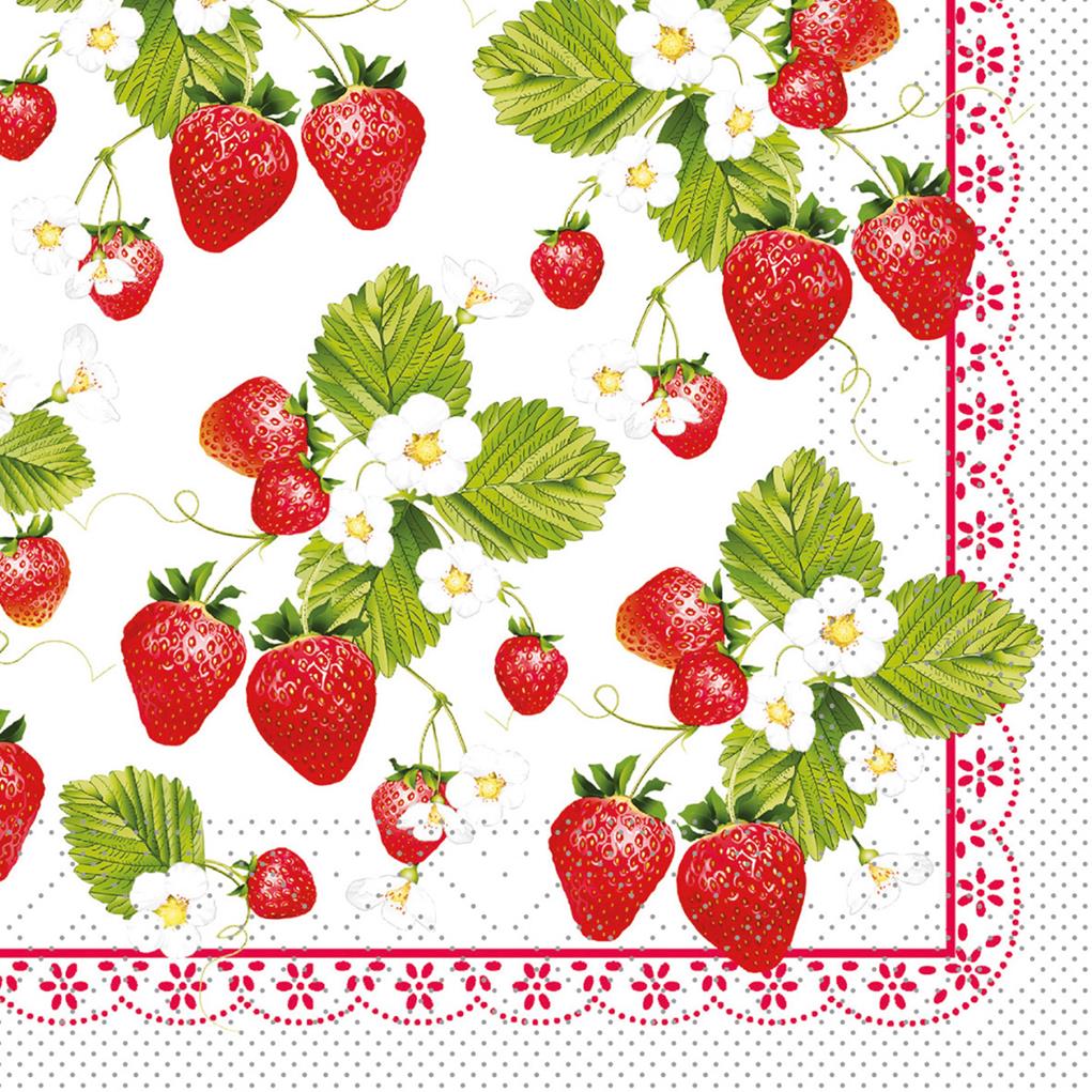 Tissue 3-lagig  Serviette  Senga 24 x 24 cm 1/4 Falz