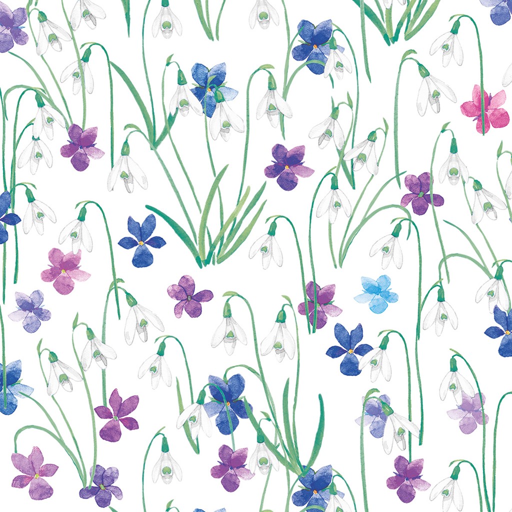 Linclass Serviette Nelia 40 x 40 cm 1/4 Falz