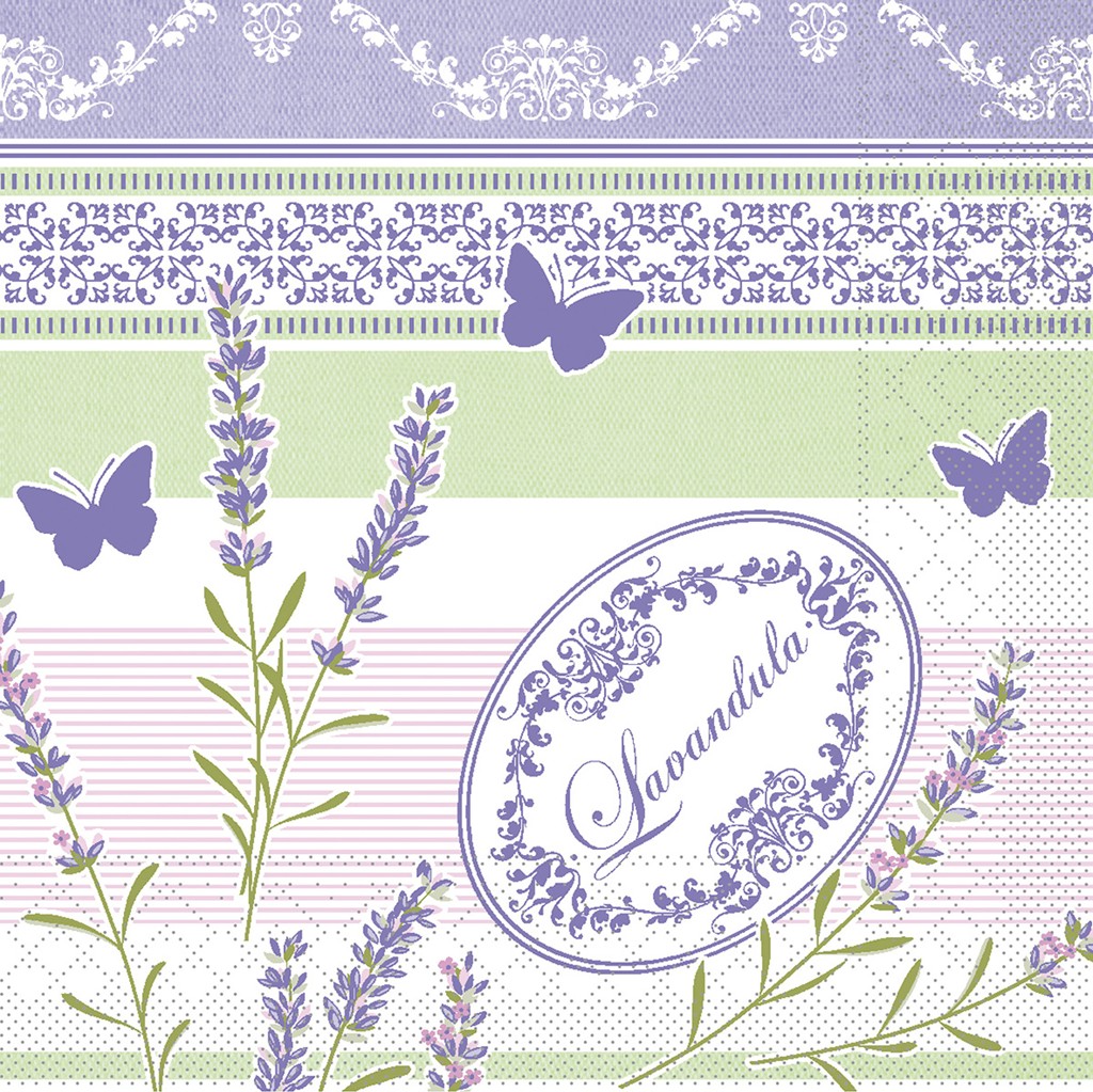 Tissue Serviette Frieda 40 x 40 cm 1/4 Falz 3-lg