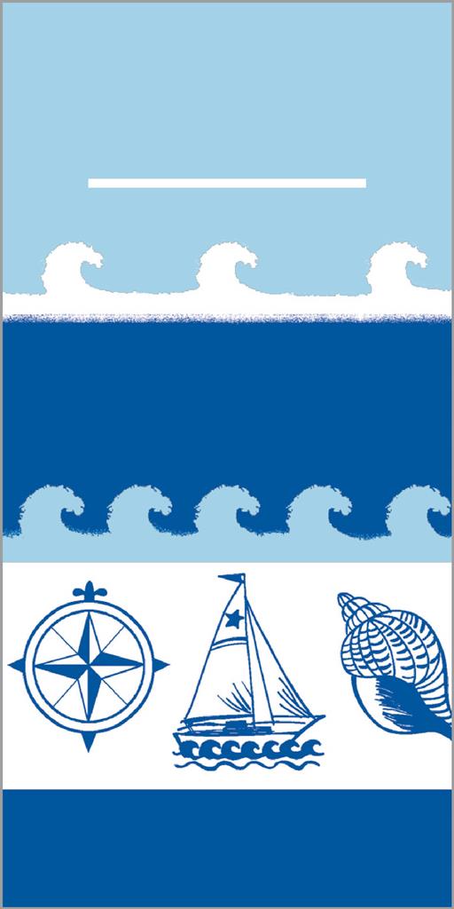 Linclass Pocket-Nap. Maritim 40 x 40 cm 1/8 Falz