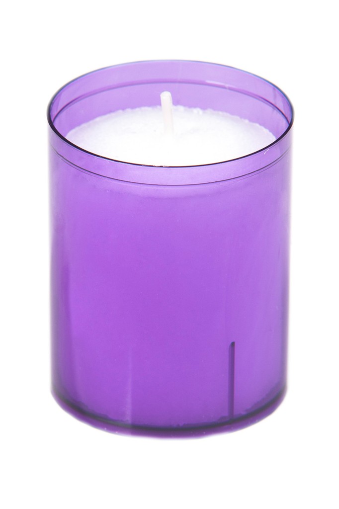 24 h.  Refill Cups lila 63 mm