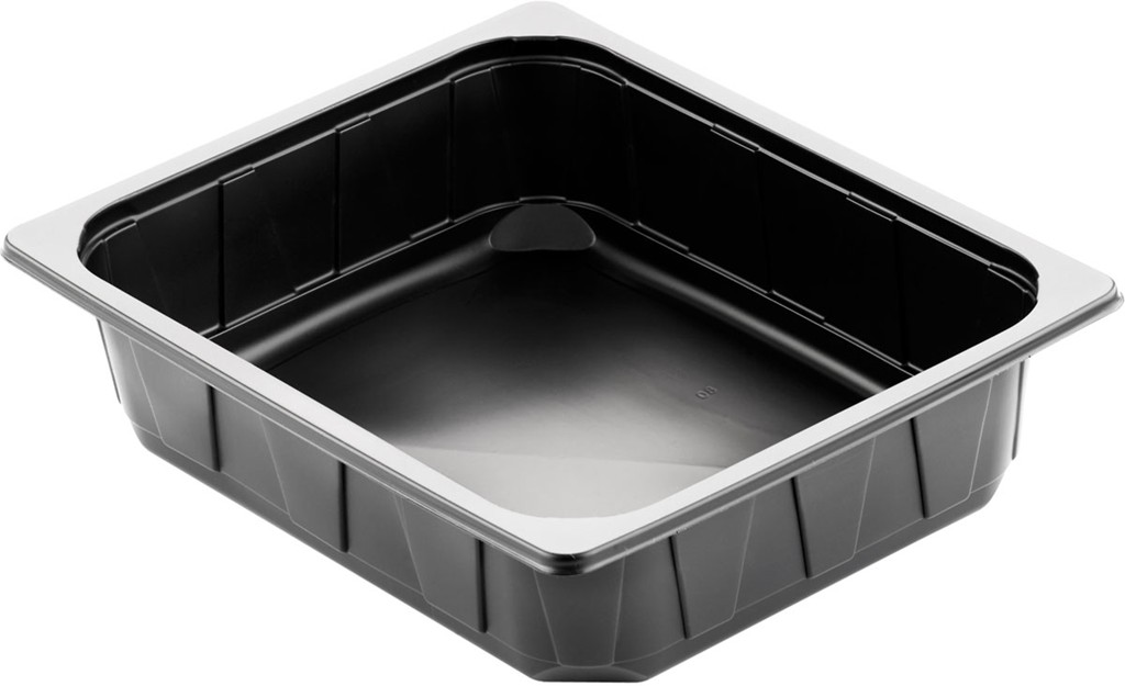 PP-Schale 1/2 GN, 325 x 265 x 60 mm Schwarz