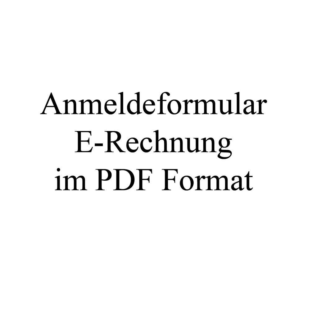 Anmeldung zur ZUGFeRD Rechnung