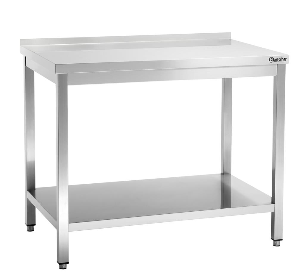 Arbeitstisch 700, B1000, MA Anlieferungszustand Fest verschweißt