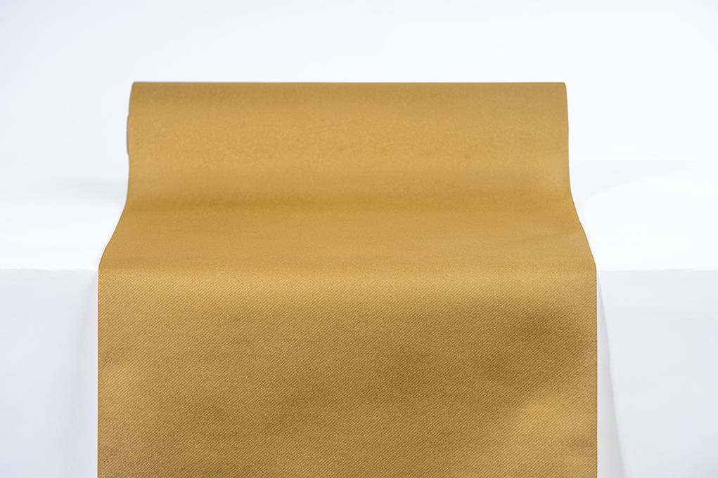Linclass-Premium Tischläufer  Basic gold 40 cm x 24 m