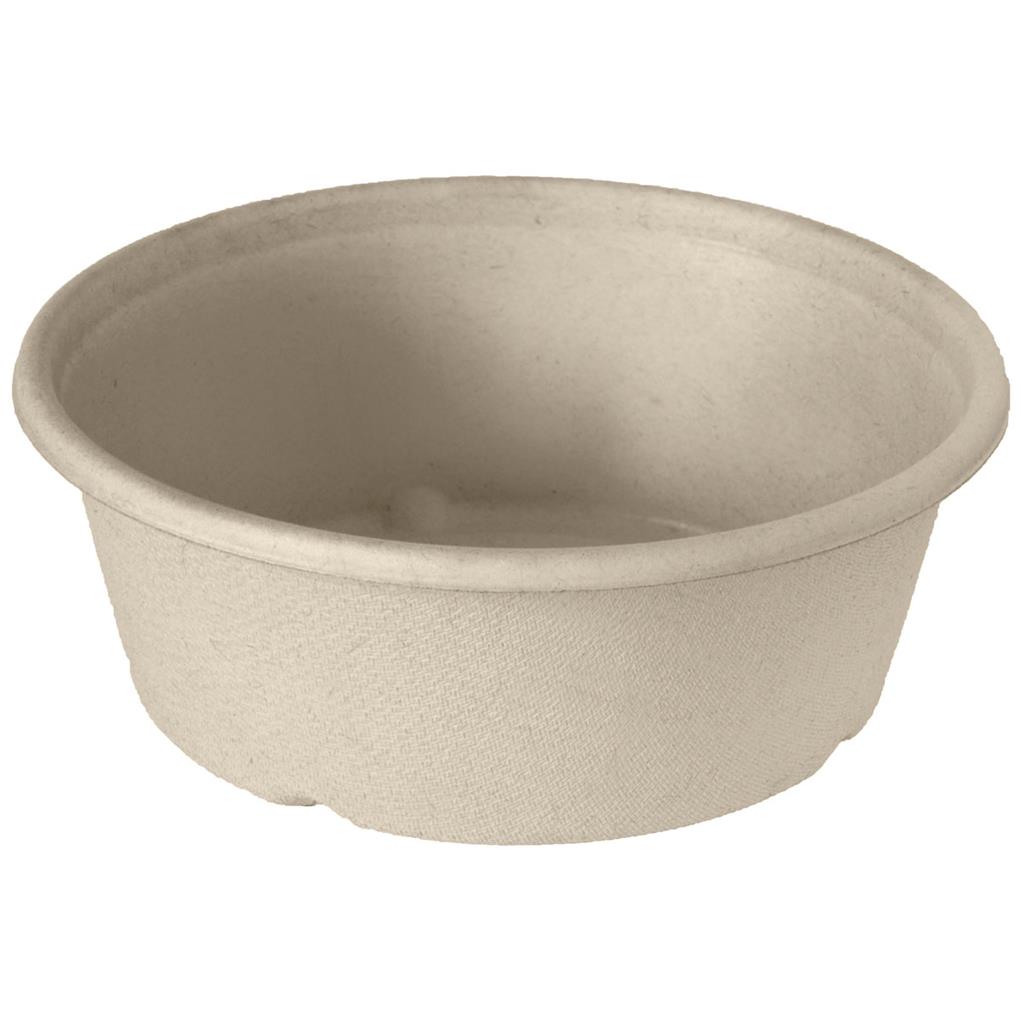 Salatschale 1200ml, Bagasse ecoecho/BioPak, Braun, Bagasse