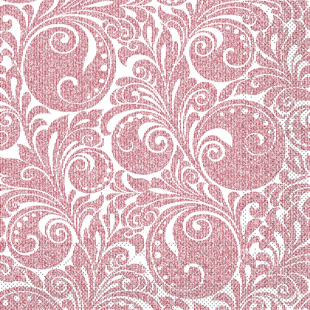 Tissue 3-lagig Serviette Jordan weiss-bo 33 x 33 cm 1/4 Falz