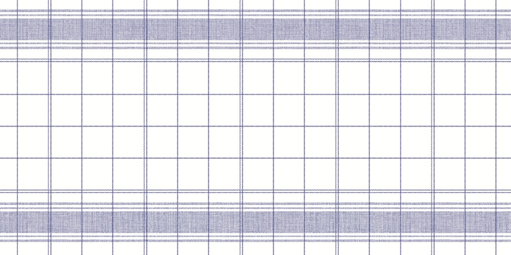 Linclass Tischläufer Nadeem blau 40 cm x 24 m