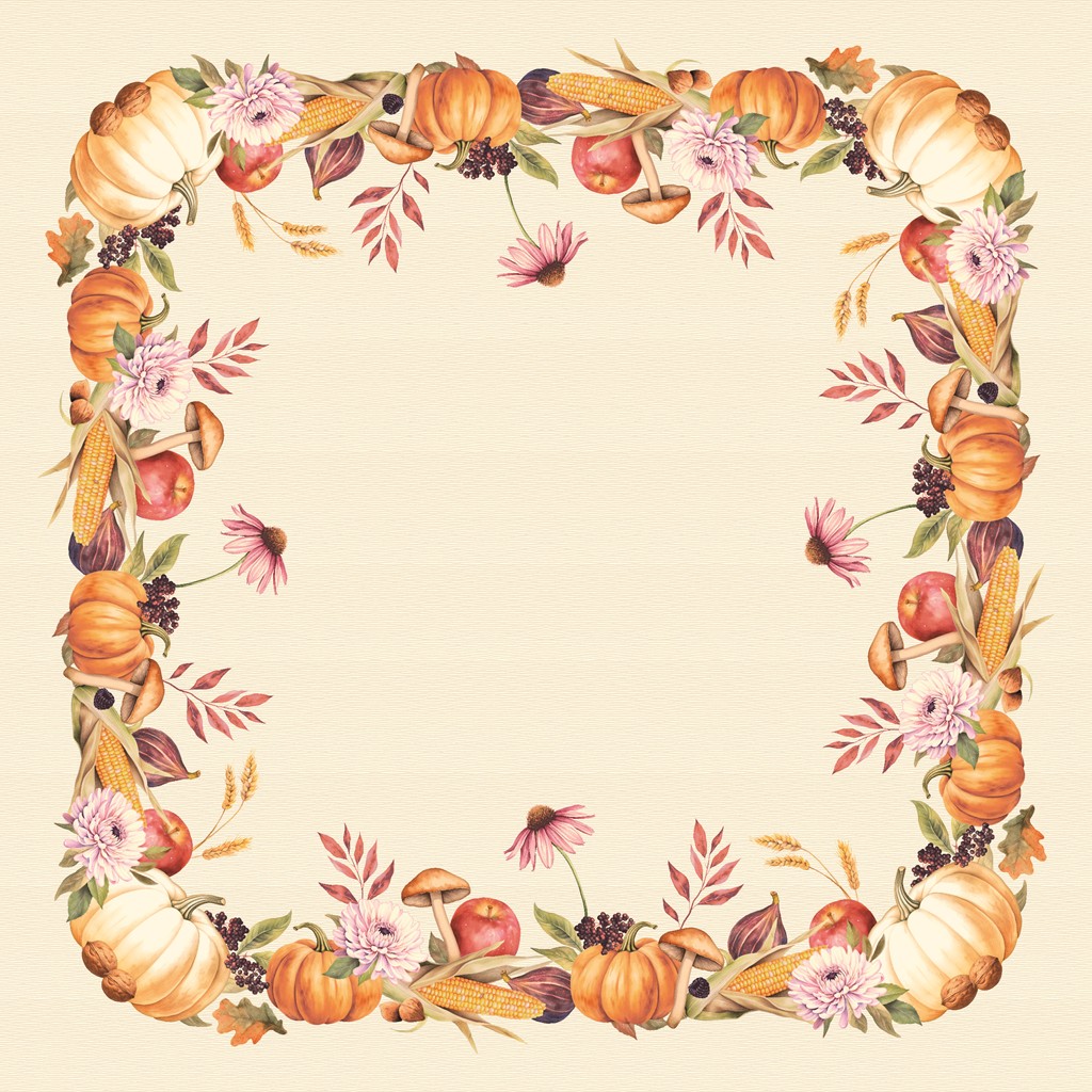 Linclass Tischdecke Matteo 80 x 80 cm 1/8-Falz