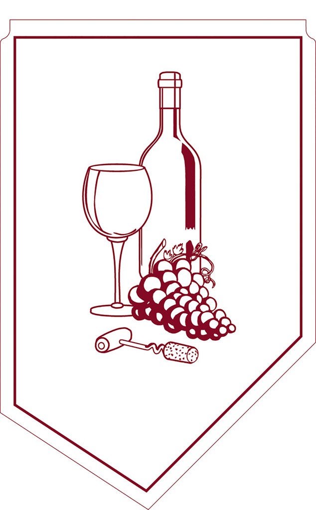 Tissue 9-lg. Weinmanschette  bordeaux 100 x 65 mm