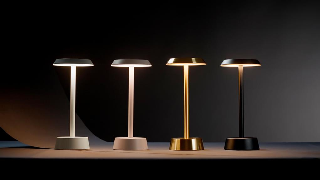 Duni Led Lampe Nour, rose gold Nour, 26 cm x Ø 11,8 cm, rose gold