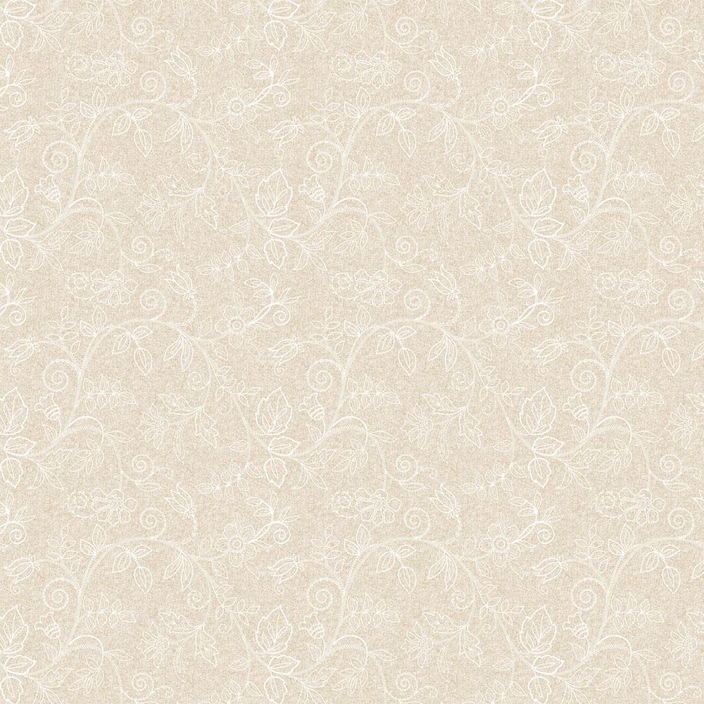 Linclass Tischdecke Darlyn hellbraun 80 x 80 cm 1/8-Falz