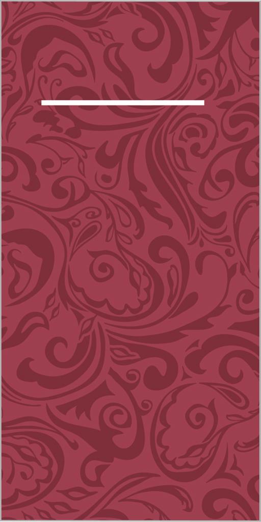 Linclass Pocket-Nap. Lias bordeaux 40 x 40 cm 1/8 Falz