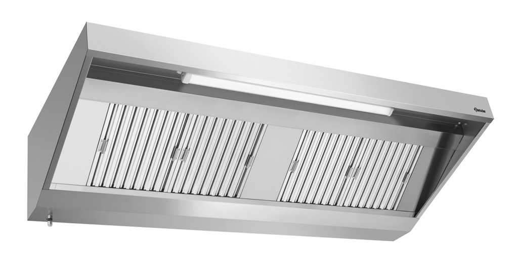 Wandhaube 900 mit Motor, B2200 b.xt.xh. 2.200x900x450 mm