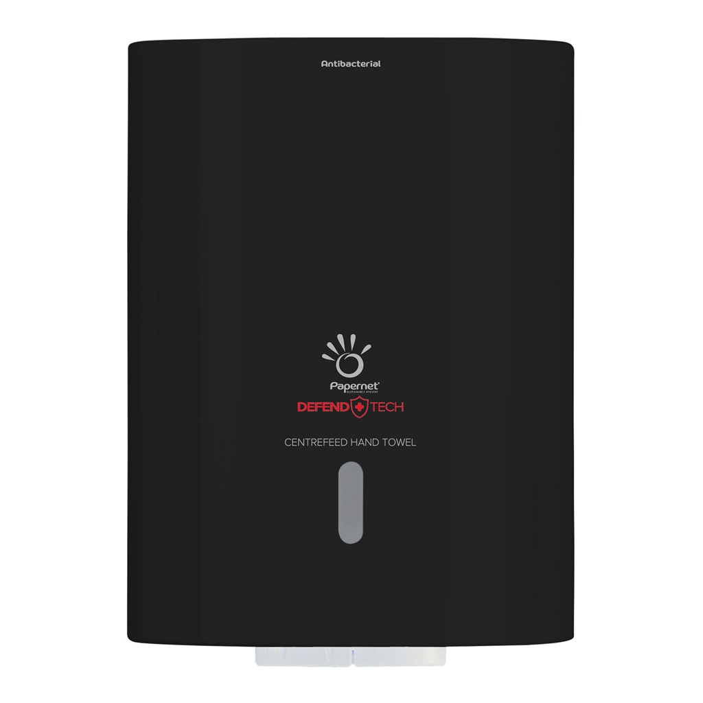 Spender für Handtuchrolle Centrefeed Defend Tech Technologie; schwarz