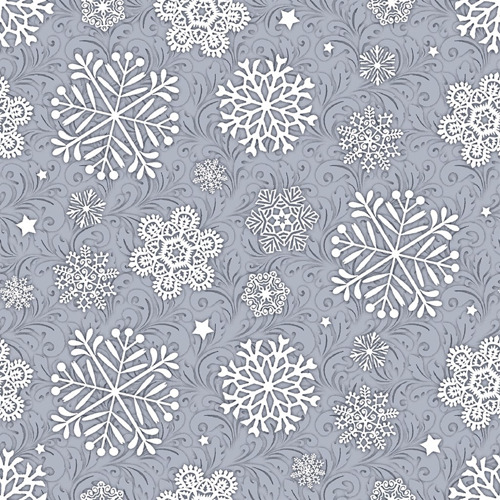 Linclass-Premium Serviette Steven silber 40 x 40 cm 1/4 Falz