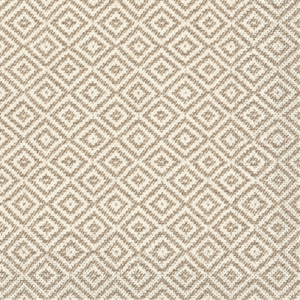 Tissue Serviette Lagos Base beige 33 x 33 cm 1/4 Falz 3-lg.