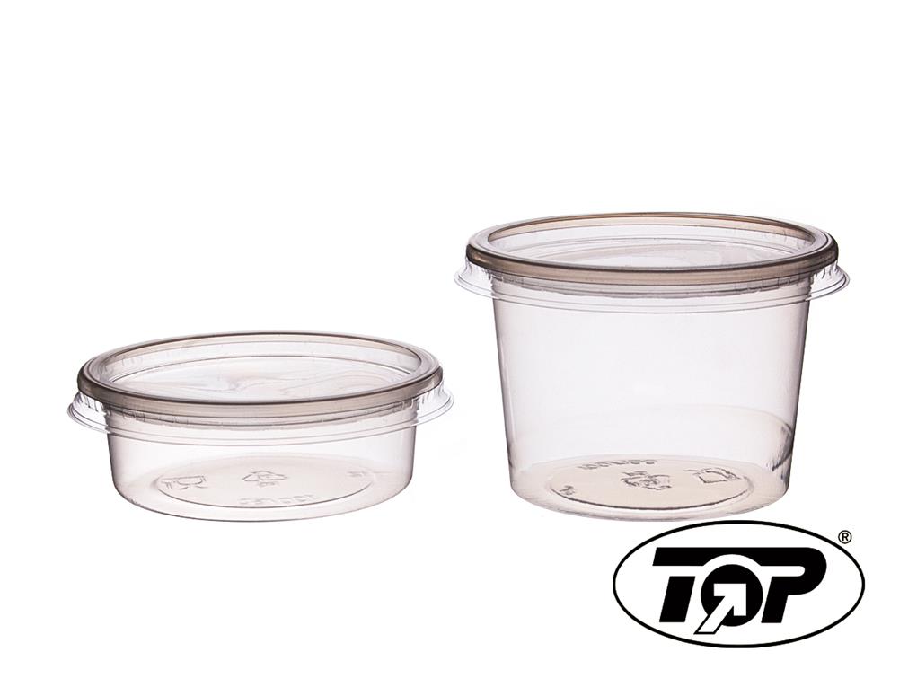 Verpackungsbecher 50ml, rund/klar