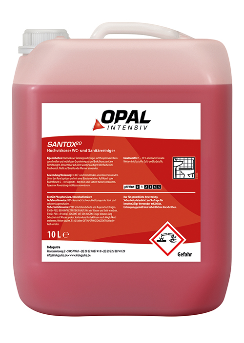 Opal SANTOX²°, 10 Liter Sanitärgrundreiniger