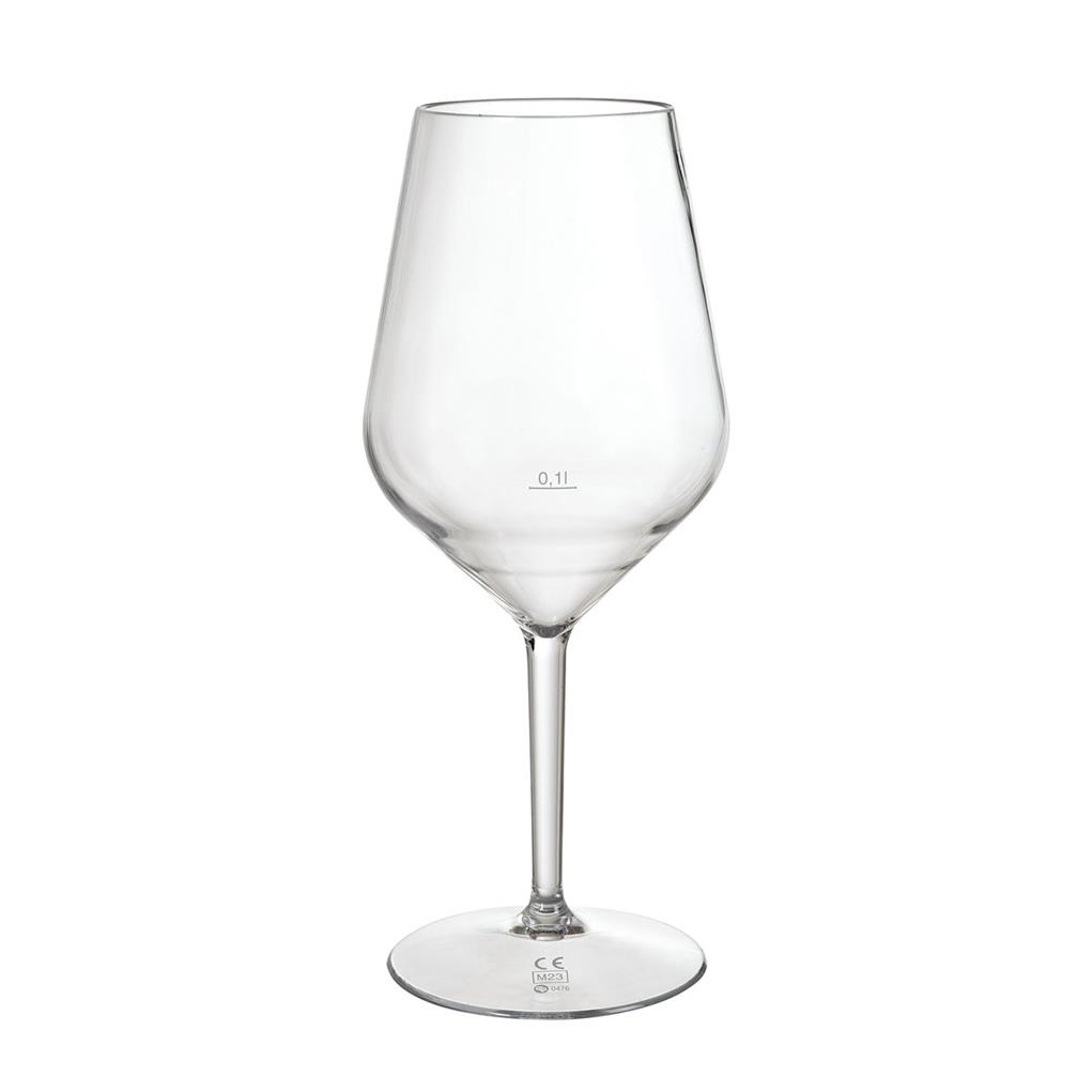 Glas Wein wiederverwendbar Tritan 40 CL transparent
