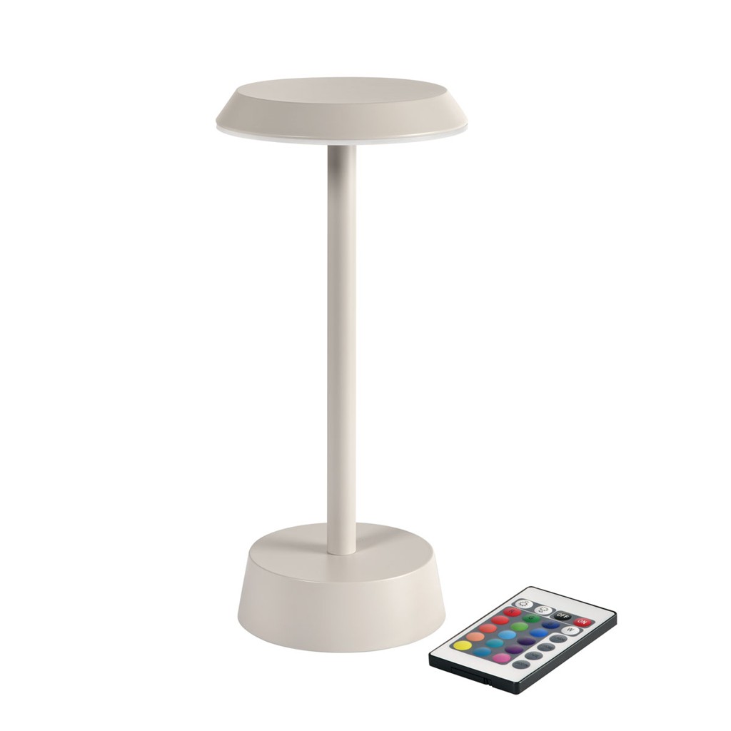 Duni Led Lampe Nour, taupe Nour, 26 cm x Ø 11,8 cm, taupe