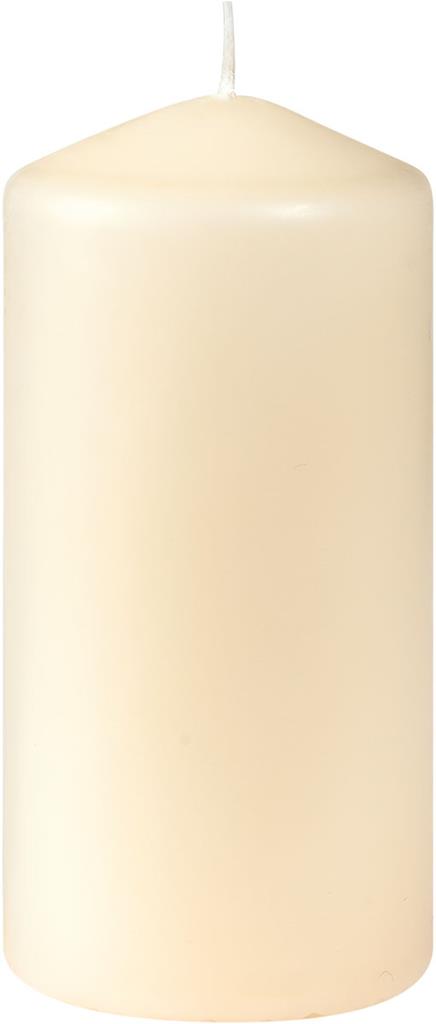 Stumpenkerzen, 20 h cream, 100 x50 Ø cm