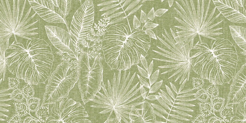 Linclass Tischläufer Kona oliv 40 cm x 24 m