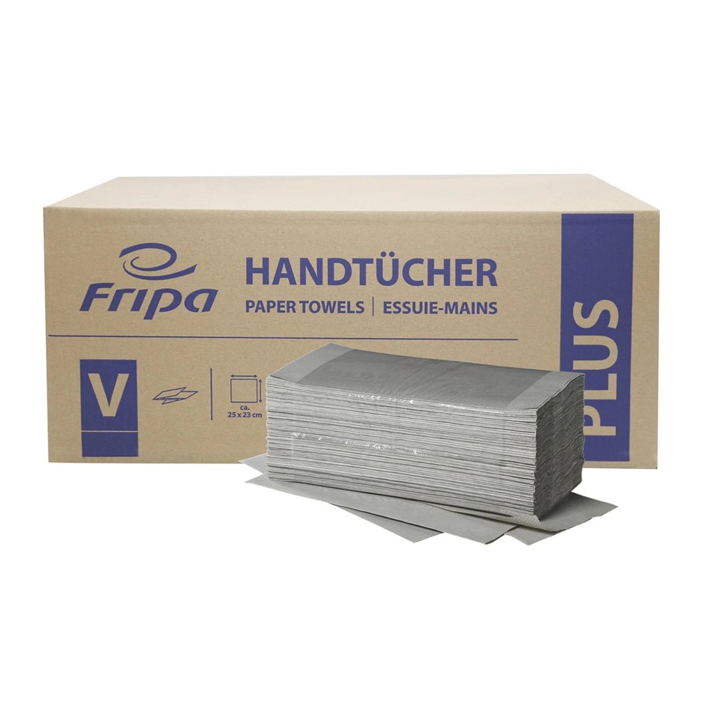 Falthandtuch *PLUS L* 1-lg. 25x23cm Recyclingqualität