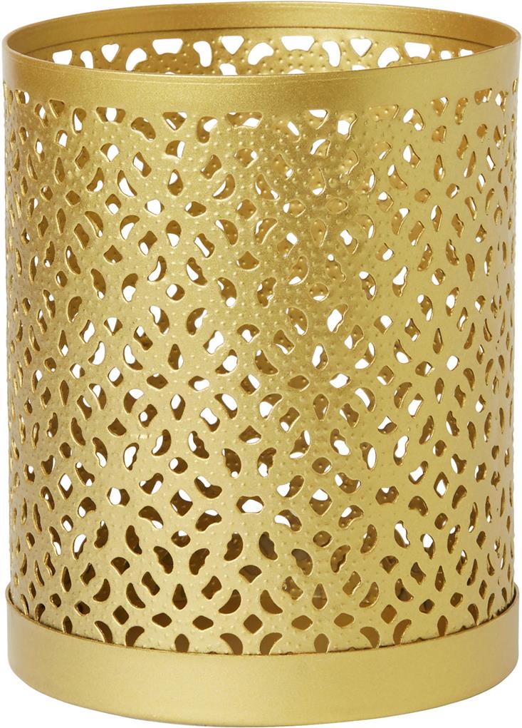 Kerzenhalter Bliss 100 x 80 mm, gold, Metall Kerzenhalter Bliss 100 x 80 mm, gold, Metall