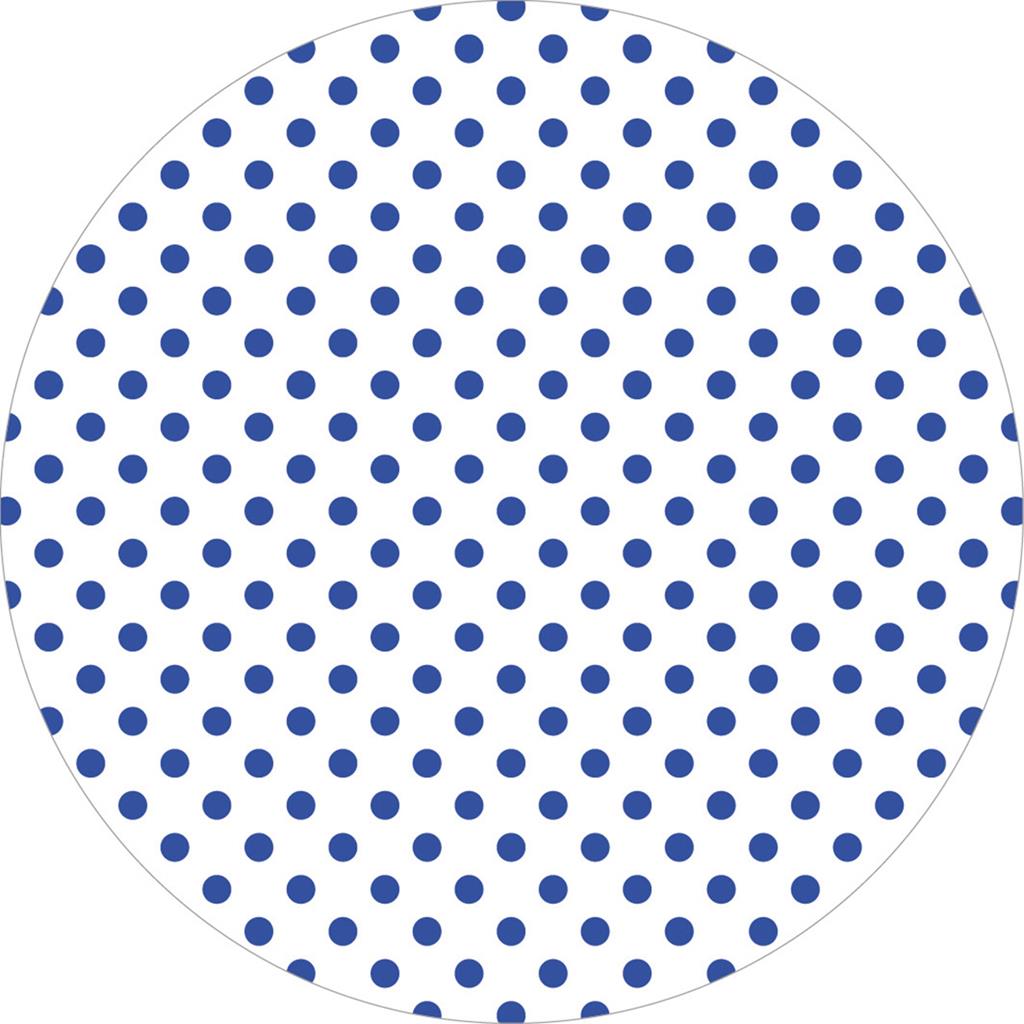 Tissue + PE Deckchen Antonia-Punkte  bla 90 mm 4x250