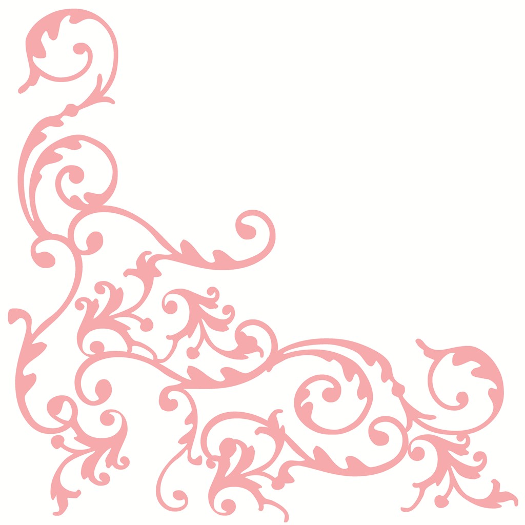 Linclass Serviette Pomp rosa-weiss 40 x 40 cm 1/4 Falz