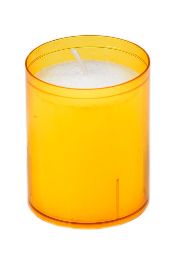 24 Stunden  Refill Cups orange 63 mm