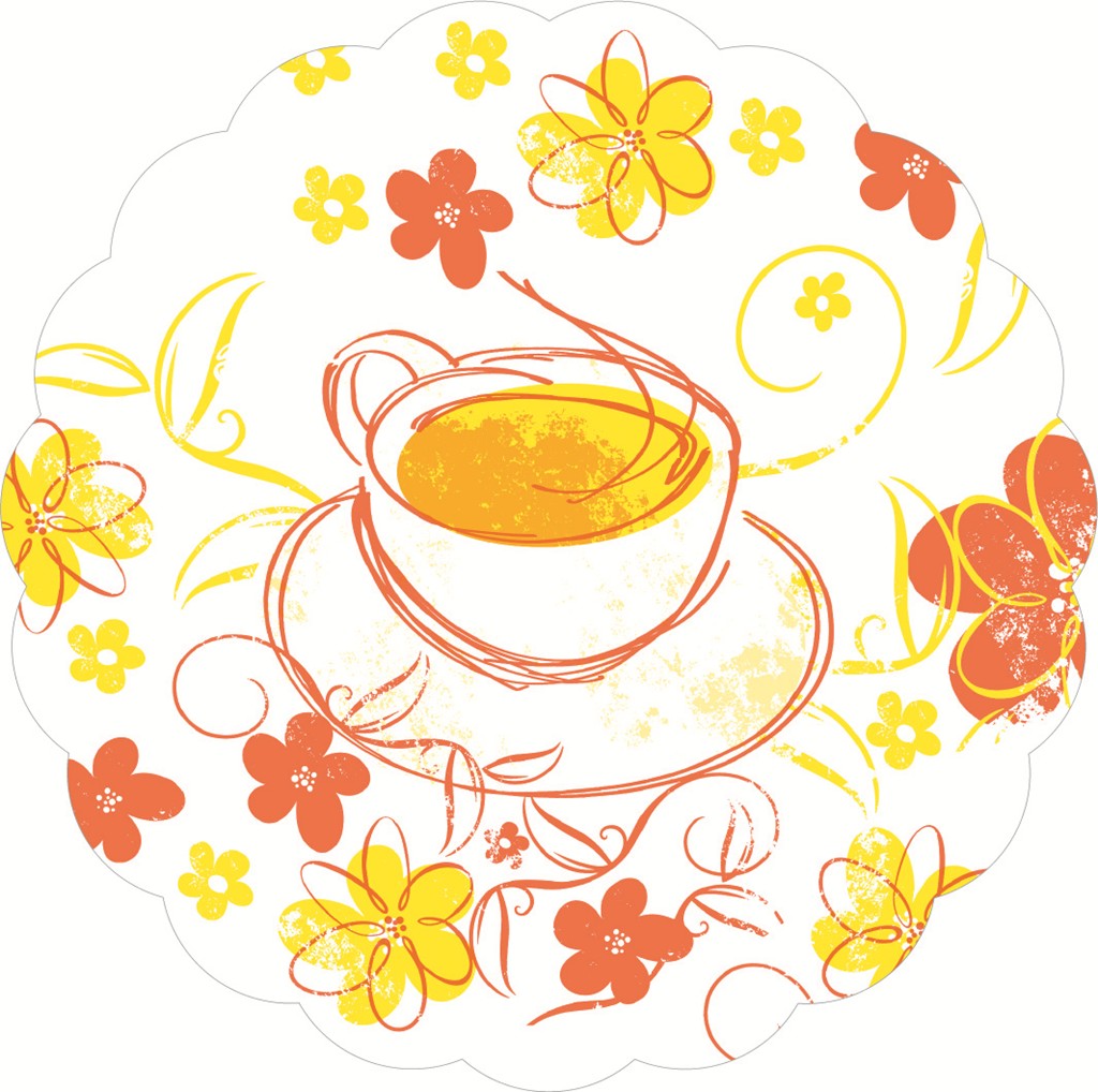 Saugstoff  Deckchen Sunny 90 mm