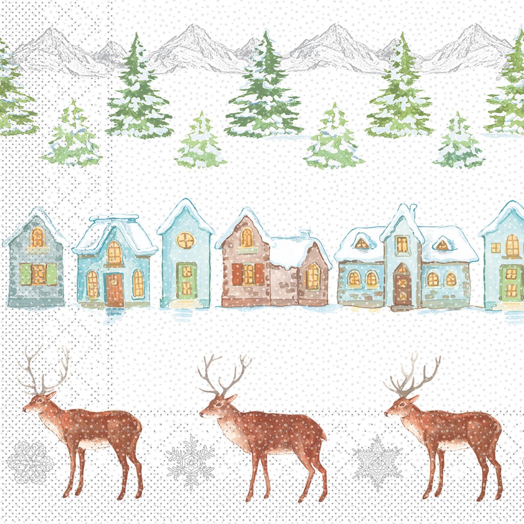 Tissue 3-lagig Serviette Sandy 40 x 40 cm 1/4 Falz