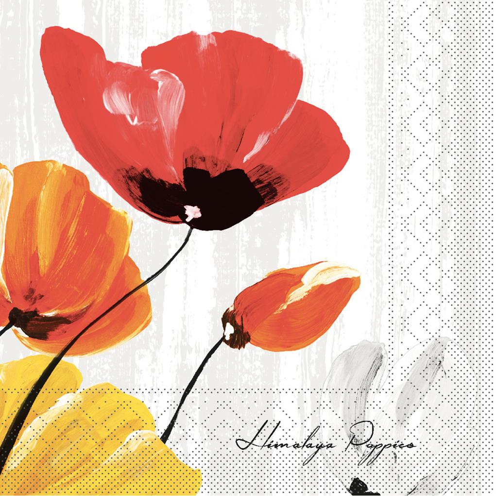 Tissue 3-lagig  Serviette  Ivonne grau 33 x 33 cm 1/4 Falz
