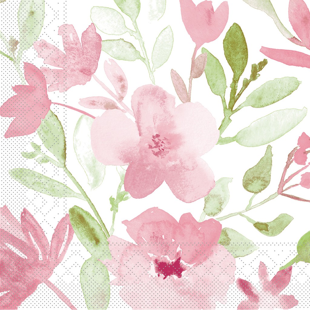 Tissue Serviette Madera 40 x 40 cm 1/4 Falz 3-lg