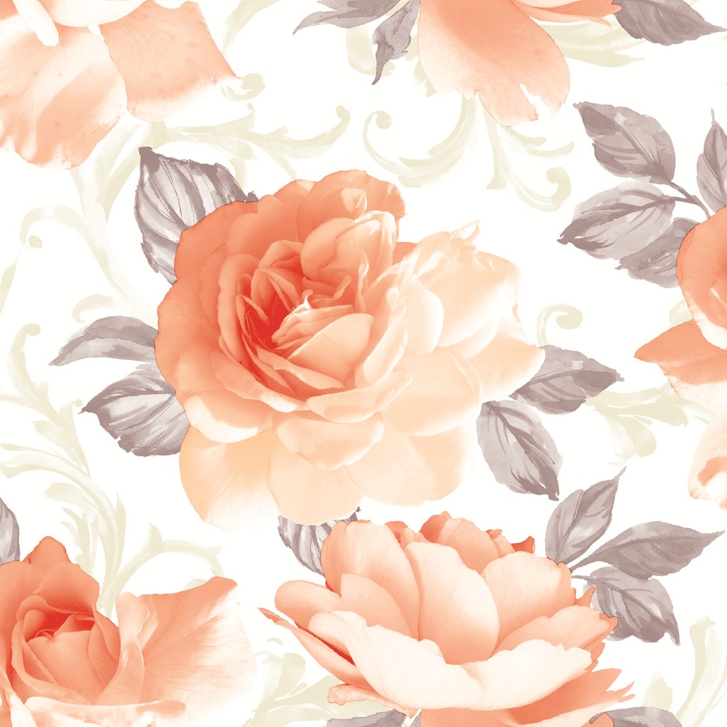 Linclass Serviette Rosalie aprikot 40 x 40 cm 1/4 Falz