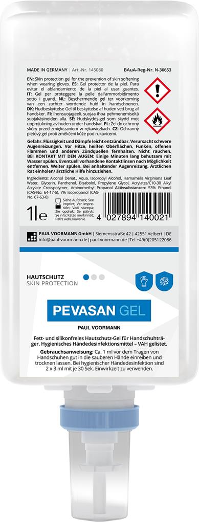 Hautschutz "Pevasan Gel" 1L Care&Clean