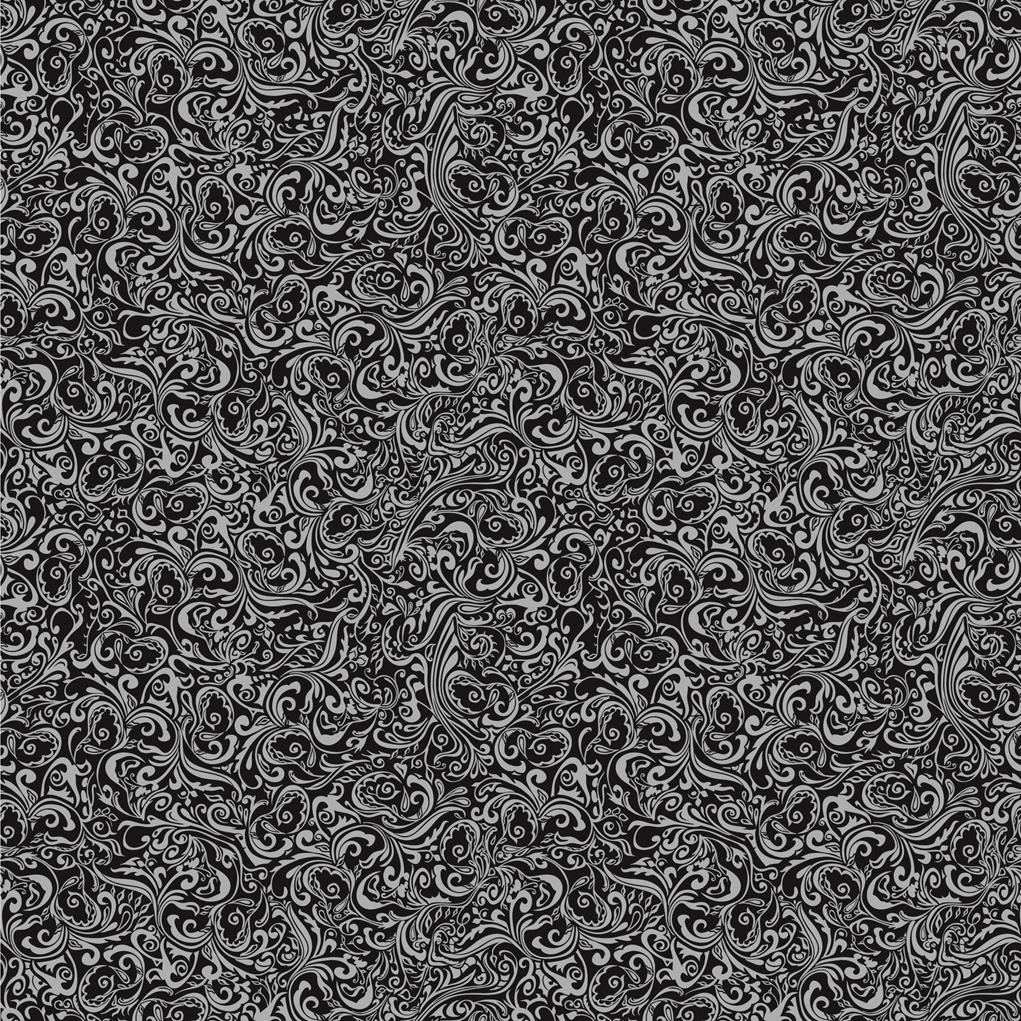 Linclass Tischdecke Lias schwarz-silber 80 x 80 cm 1/8-Falz