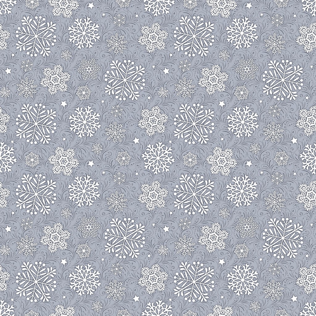 Linclass Tischdecke  Steven silbergrau 80 x 80 cm 1/8-Falz