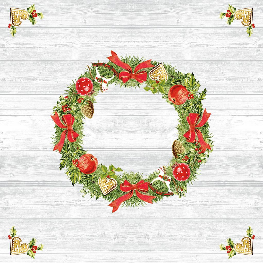 Linclass Tischdecke Advent 80 x 80 cm 1/8-Falz Linclass Tischdecke Advent 80 x 80 cm 1/8-Falz