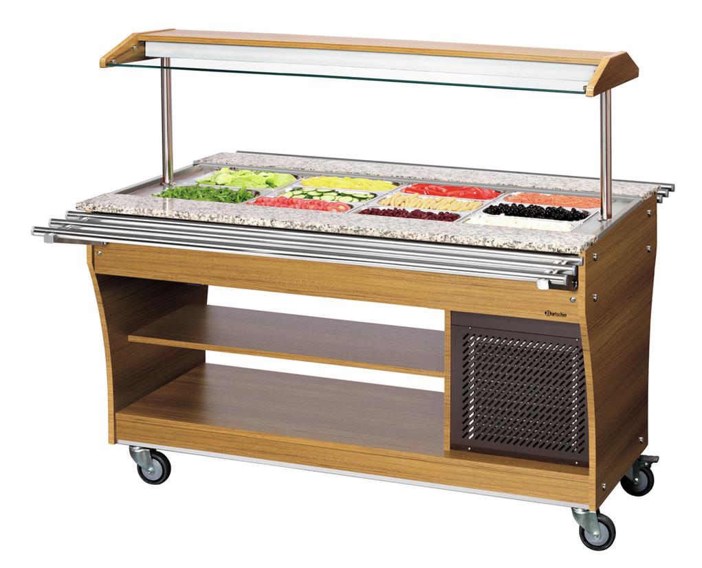 Buffetwagen, kalt, 4x 1/1 GN