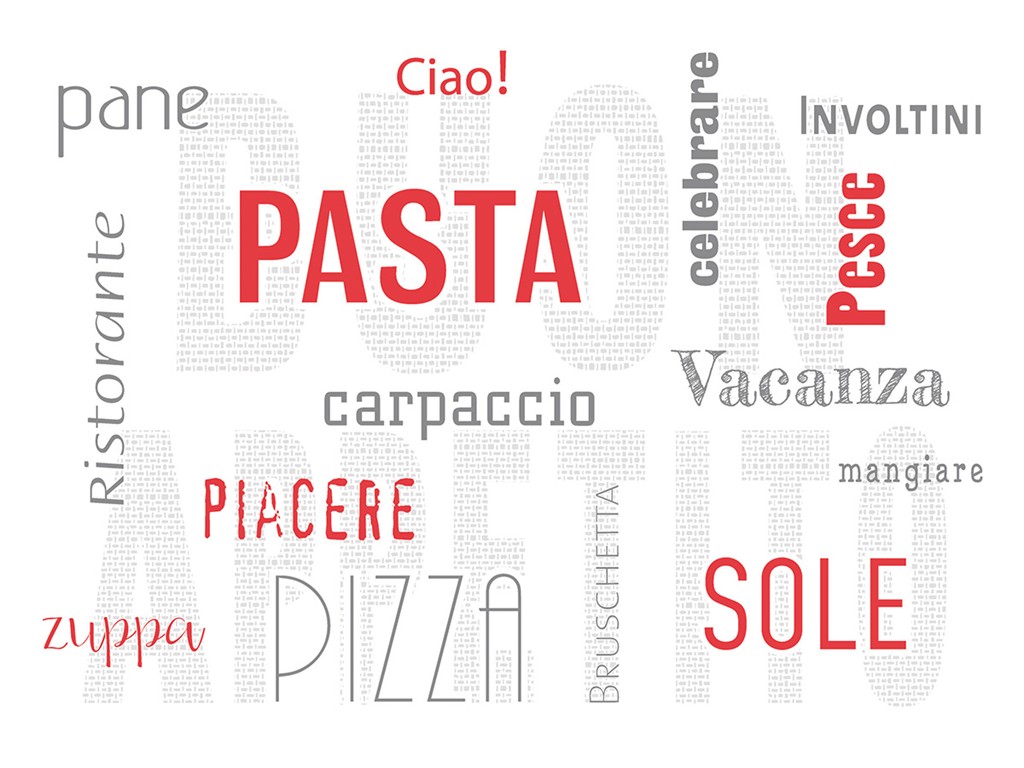 Papier  Tischsets Pasta 40 x 30 cm