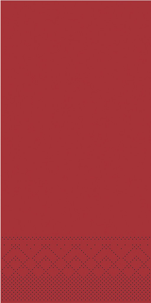 Tissue Serviette Basic bordeaux 40 x 40 cm 1/8 Falz 3-lg.
