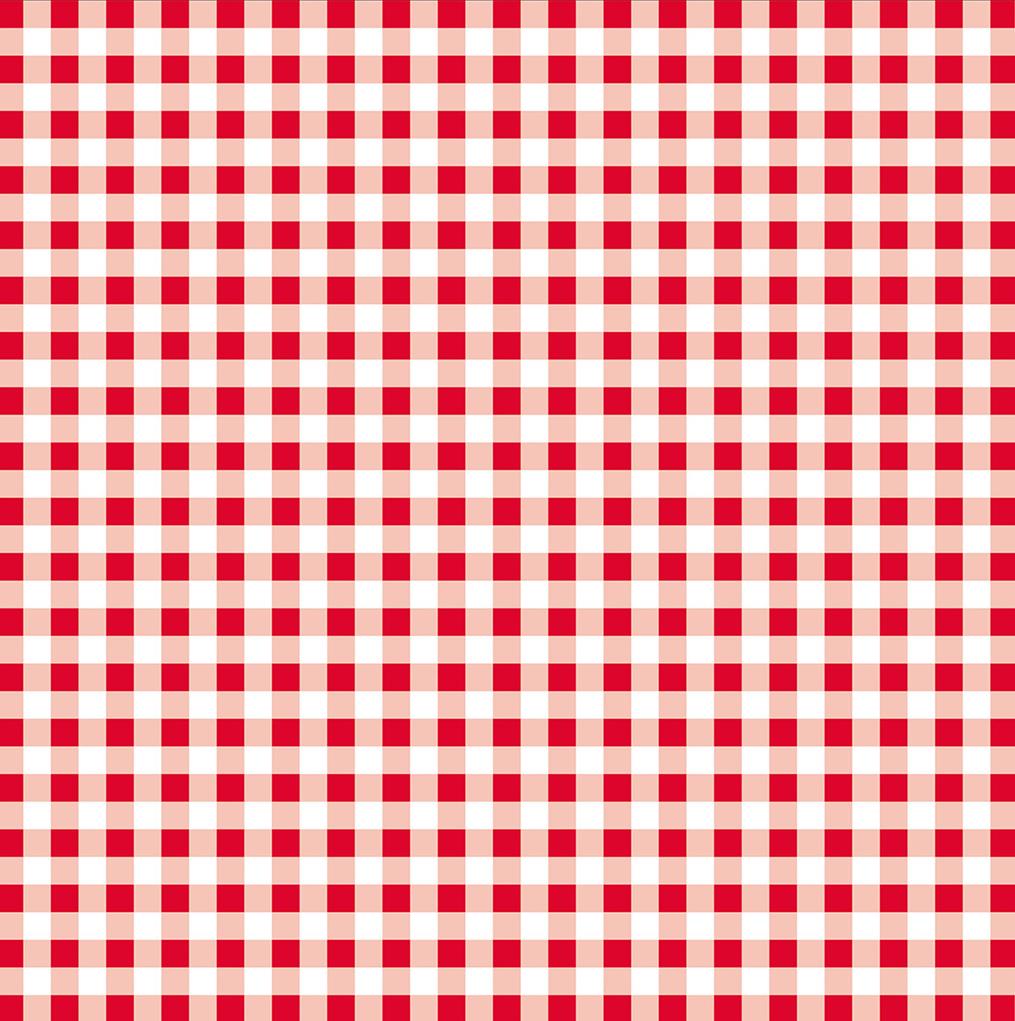 Linclass Tischdecke Karo 80 x 80 cm 1/8-Falz