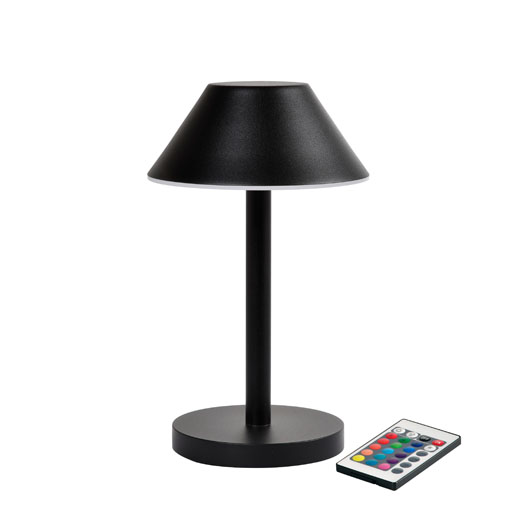 Led Lampe Zelda Midi, 21,5 cm x Ø 12 cm, Zelda Midi, 21,5 cm x Ø 12 cm, graphite